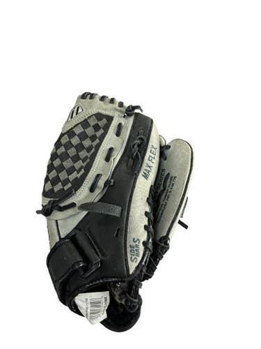 Used Mizuno POWER CLOSE BB/SB Glove RH Throw Black 11 1/2" 11833-S000165135