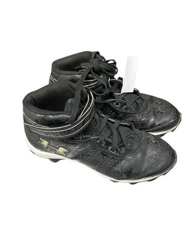 Used Under Armour Jr FB Cleats Black Junior 06 11833-S000165130