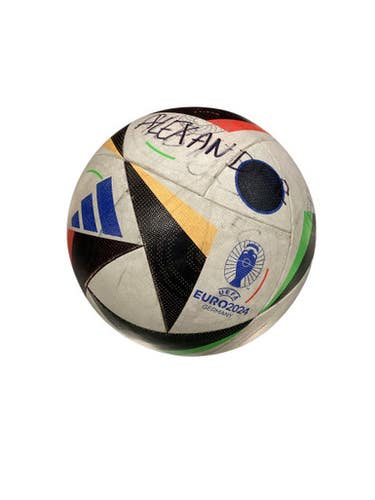 Used Adidas FIFA EURO2024 All Size Soccer Ball White 5 11884-S000049740