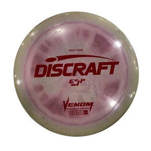 Used Discraft FIRST RUN VENOM Disc Golf Driver Pink 11884-S000049731
