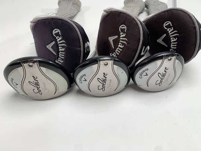 Callaway Solaire Gems Wood Set 3 5 7 | 15* 18* 21* 55g Graphite Womens LH