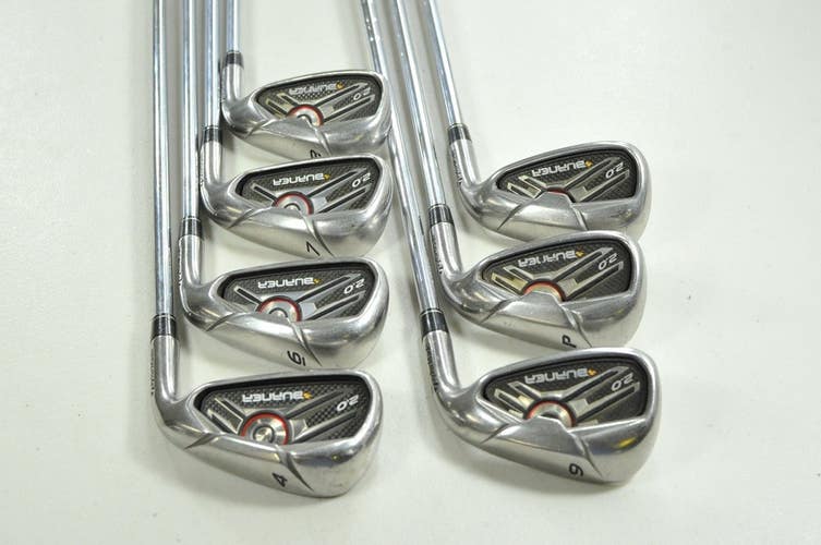 TaylorMade Burner 2.0 4,6-PW,AW Iron Set Regular Flex Right 85g Steel # 200197