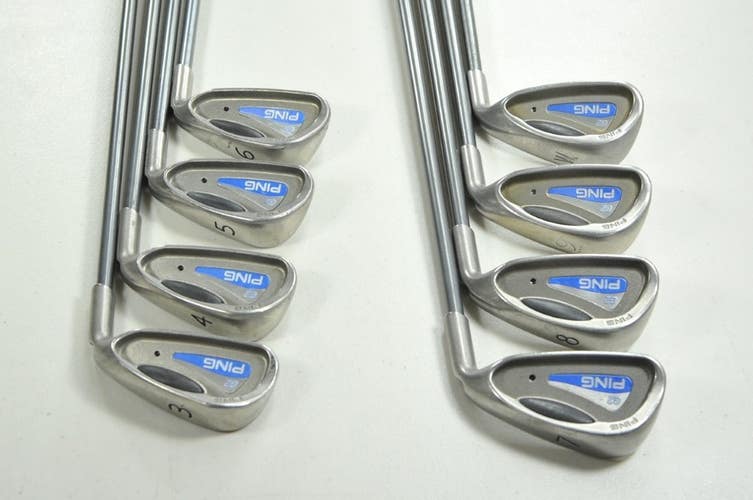 Ping G2 3-W Iron Set Regular Flex Black Dot Right TFC100 Graphite # 198974