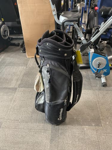 Used Taylormade 6 WAY CART BAG Mens Cart Bag Navy Blue 11614-S000218352
