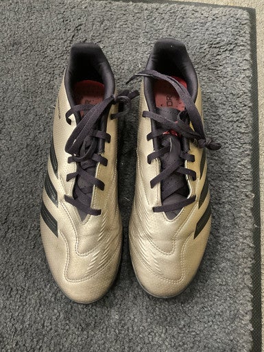 Used Adidas PREDATOR Soccer Turf Shoes Grey Senior 9.5 11614-S000218344