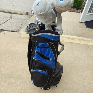 Outward Nine PS3 12 Piece Ladies Flex Graphite Complete Golf Set Cart Bag