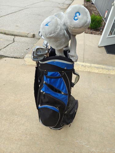 Outward Nine PS3 12 Piece Ladies Flex Graphite Complete Golf Set Cart Bag