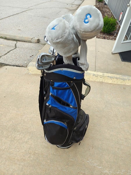Outward Nine PS3 12 Piece Ladies Flex Graphite Complete Golf Set Cart Bag