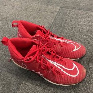 Used Nike Adult FB Cleats Red Senior 9 11614-S000218386