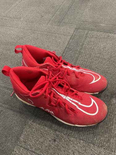 Used Nike Adult FB Cleats Red Senior 9 11614-S000218386