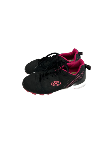 Used Rawlings BB CLEATS BB/SB Cleats Black Junior 04 11692-S000139301
