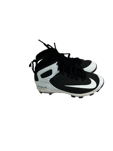 Used Nike ALPHA HUARACHE BB/SB Cleats Black Junior 03.5 11692-S000139304