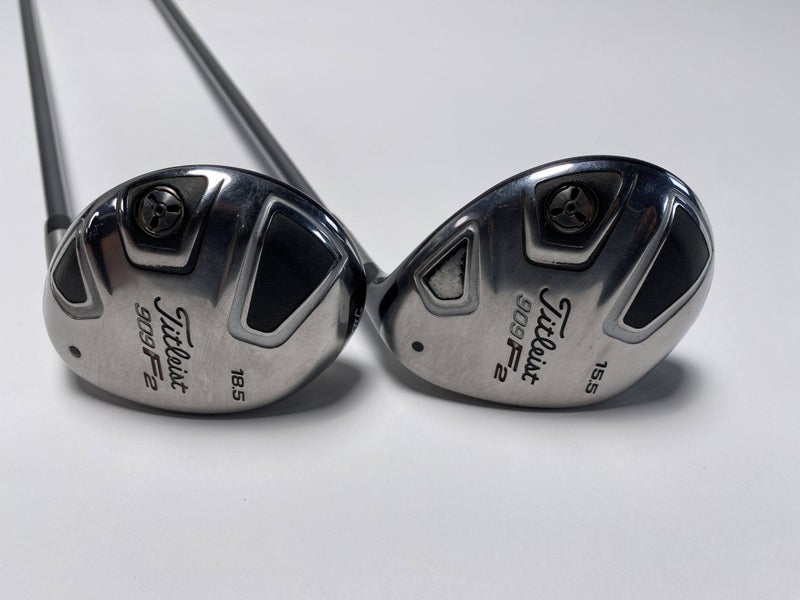 Titleist 909 F2  &  Fairway Wood Set 15.5* 18.5*  Diamana 75FW Mens RH