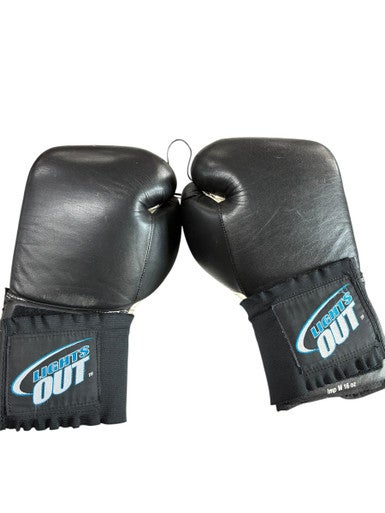 Used Boxing Gloves Black LG 11833-S000164012