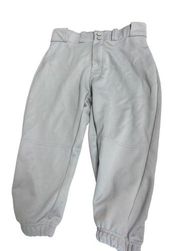 Used Easton GRAY YTH LG PANTS BB/SB Pant Boys Grey LG 11833-S000165035