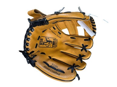 Used TBALL USA 9.5 IN BB/SB Glove RH Throw Brown 9 1/2" 11833-S000165042