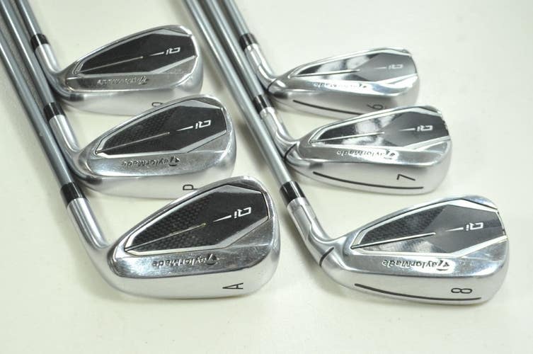 TaylorMade Qi 6-PW,AW Iron Set Regular Flex Right Speeder NX Graphite # 198318