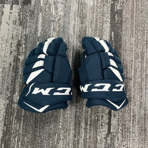 Blue Junior CCM JetSpeed FT475 Gloves 11" (Used)