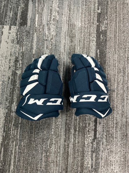 Blue Junior CCM JetSpeed FT475 Gloves 11" (Used)