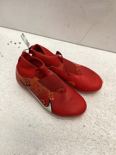 Used Nike AIR ZOOM Soccer Cleats Red Youth 06.0 11443-S000196361