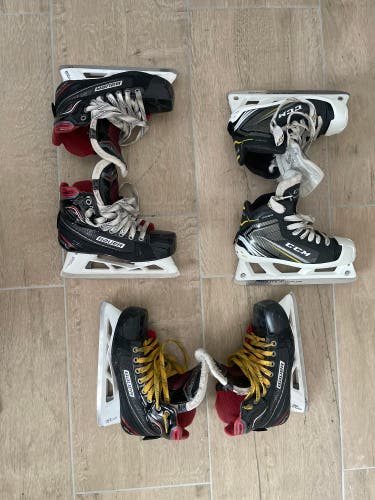 Assorted Hockey Skates Junior Sizes 2, 4 , 5