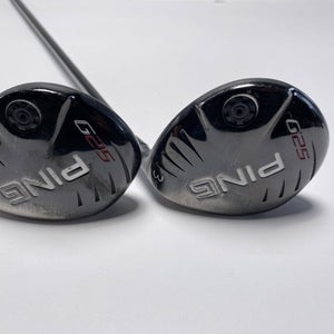 Ping G25 3 & 5 Fairway Wood Set 15* 18* TFC189 Senior Graphite Mens RH
