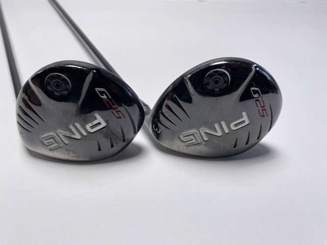 Ping G25 3 & 5 Fairway Wood Set 15* 18* TFC189 Senior Graphite Mens RH