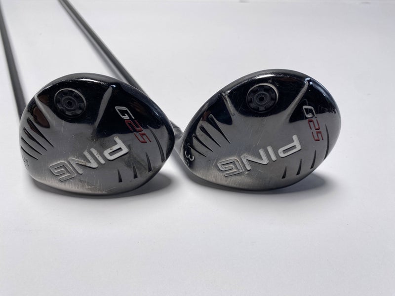 Ping G25 3 & 5 Fairway Wood Set 15* 18* TFC189 Senior Graphite Mens RH