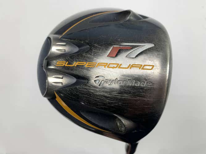 TaylorMade R7 Superquad Driver 10.5* Fujikura REAX Stiff Graphite Mens RH