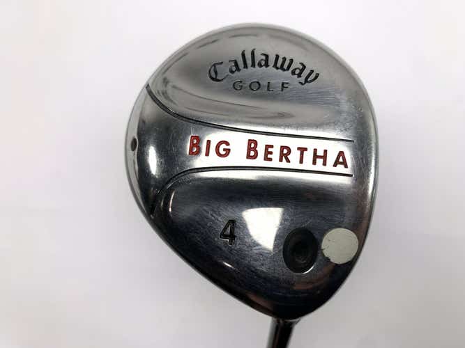 Callaway Big Bertha 2004 4 Fairway Wood 17* RCH 75w Regular Graphite Mens RH