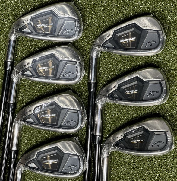 Callaway Rogue ST Max OS Iron Set 5-AW LEFT Hand Tensei AV Blue Regular LH NEW!