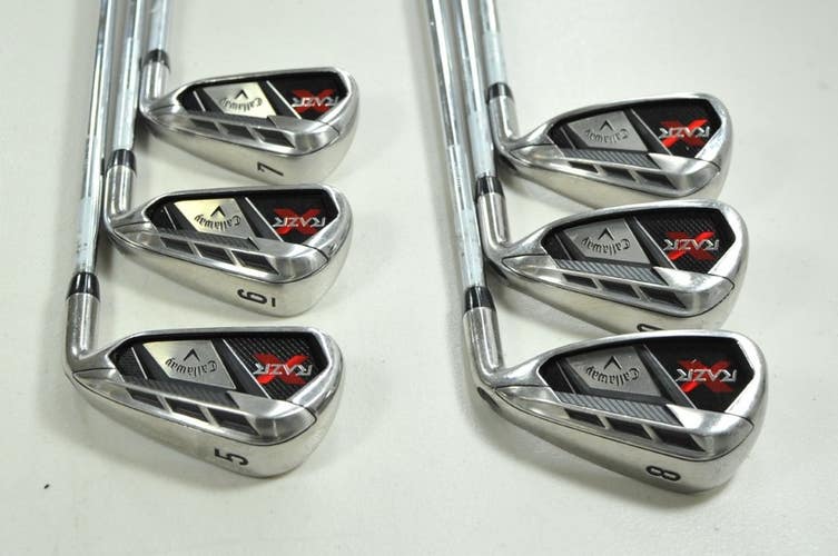 Callaway RAZR X 5-PW Iron Set Uniflex Right Steel # 200494