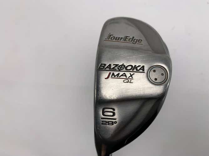 Tour Edge Bazooka Jmax QL Ironwood 6 Hybrid 29* Aldila NVS - Bazooka 70g Mens LH