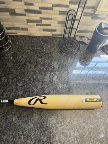 2025 Rawlings Icon Composite USABat Certified Bat (-10) 20 oz 30" (Used)