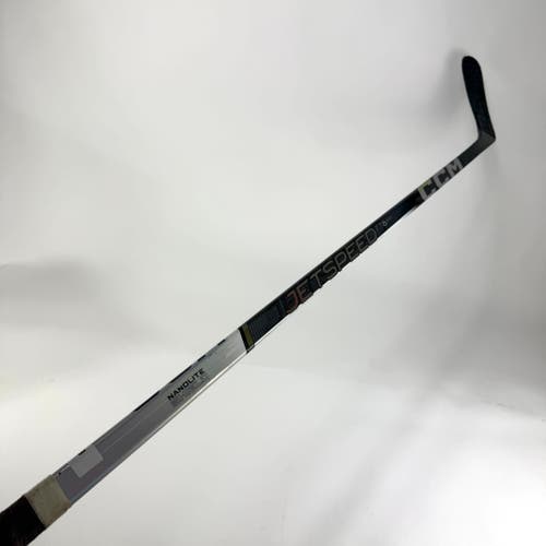 Used Left Chrome CCM Jetspeed FT6 Pro | 75 Flex P92M Curve Grip | E763