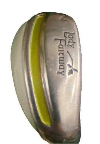 Lady Fairway 7 Hybrid Iron RH Ladies Flex Graphite 36" New Karma Velvet Grip