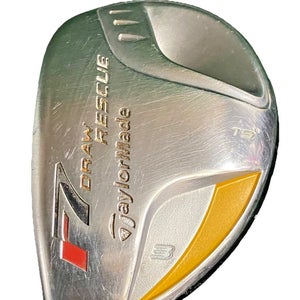 TaylorMade R7 Draw Rescue 3 Hybrid 19* LH 55g Reax Stiff Graphite 40" Nice Grip