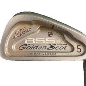 Tommy Armour 855s Golden Scot 5 Iron Men's RH Senior Graphite 38" Nice Wrap Grip