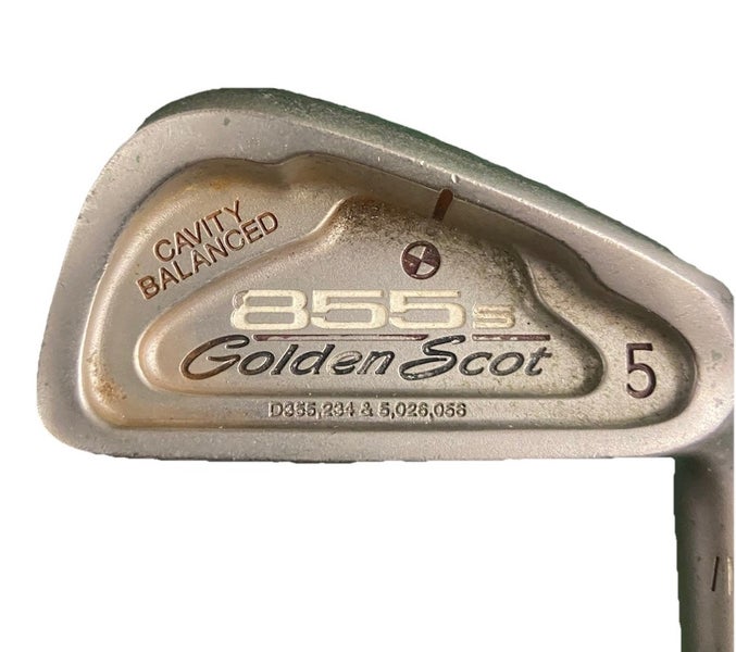 Tommy Armour 855s Golden Scot 5 Iron Men's RH Senior Graphite 38" Nice Wrap Grip