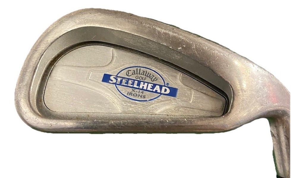 Callaway Steelhead X-14 6 Iron Constant Weight Stiff Steel 37.5" RH New Grip