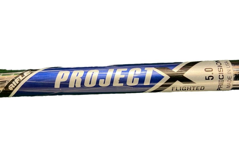 Rifle Project X 5.0 Flighted Regular Flex 35" Steel Shaft .370 Diameter