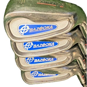 Tour Edge Bazooka Jmax QL Iron Set 6-9, RH Men's 70g Regular Graphite New Grips