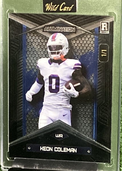 Keon Coleman 2024 Alumination Just The Hits Black 1/1 Rookie RC BC-KC One-Touch