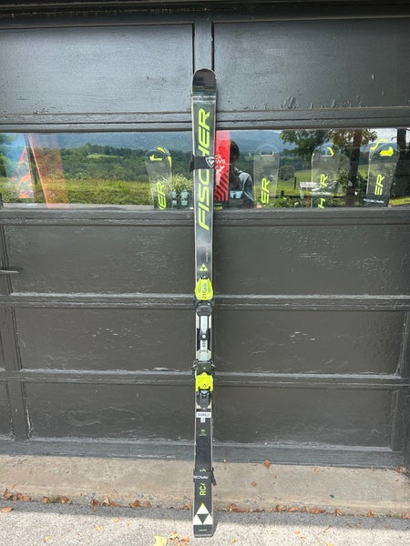 Men's 2023 Racing 193 cm Fischer RC4 World Cup GS Skis With Bindings Max Din 18 (Used)