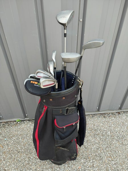 Cleveland Adams 13 Piece Ladies Flex Graphite Complete Golf Set Cart Bag