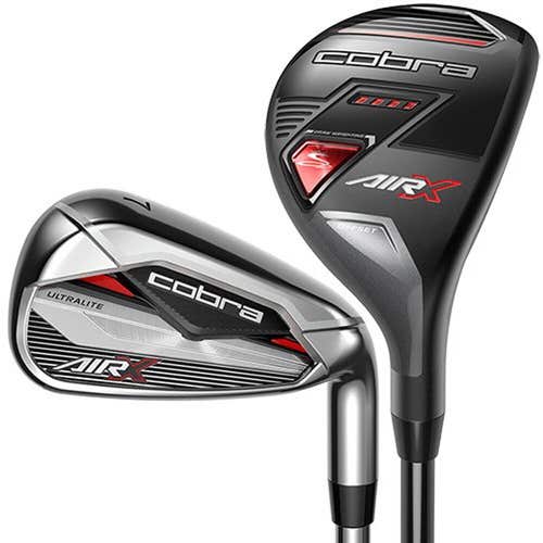 NEW 2022 Cobra Air X 5H,6H 7-PW+GW Combo Set Graphite Ultralite 45 Senior Flex