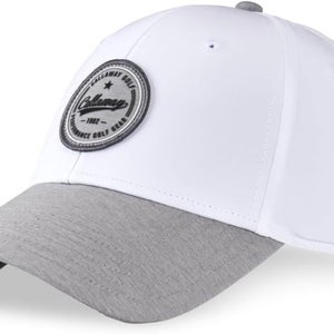 NEW 2024 Callaway Golf Opening Shot White/Gray Adjustable Snapback Golf Hat/Cap