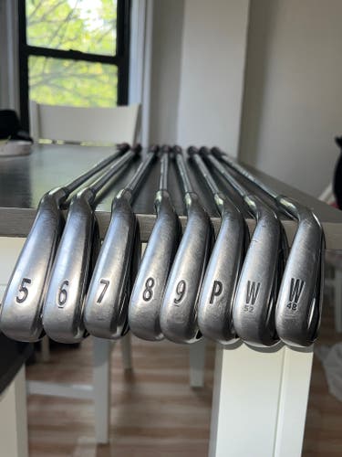 Titleist 714 AP1 RH Iron Set 5 - PW, 52+48 Degree wedges, Great Condition - Stiff Steel Shaft