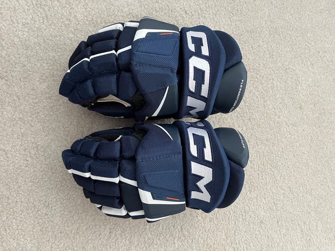New CCM Tacks XF Pro Gloves 13" Navy