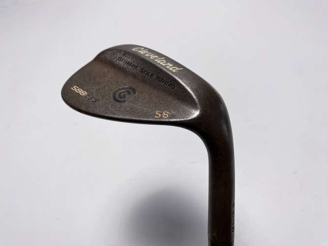 Cleveland 588 DSG Lob Wedge Raw LW 58* Wedge Steel Mens RH